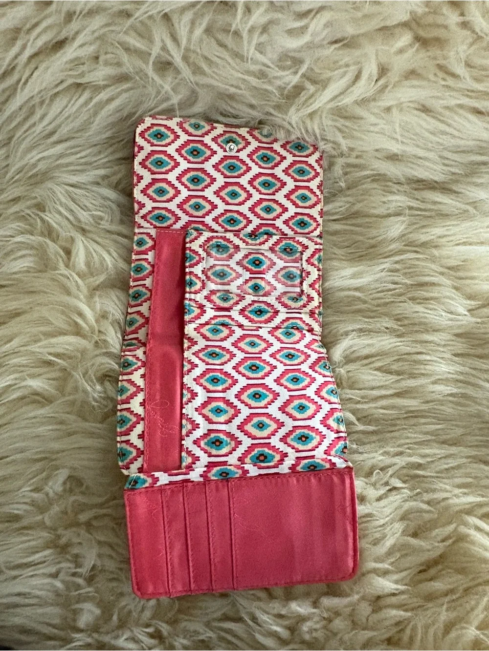 Vera Bradley ‘Call Me Coral’ Pink Paisley Satchel with Matching Wallet